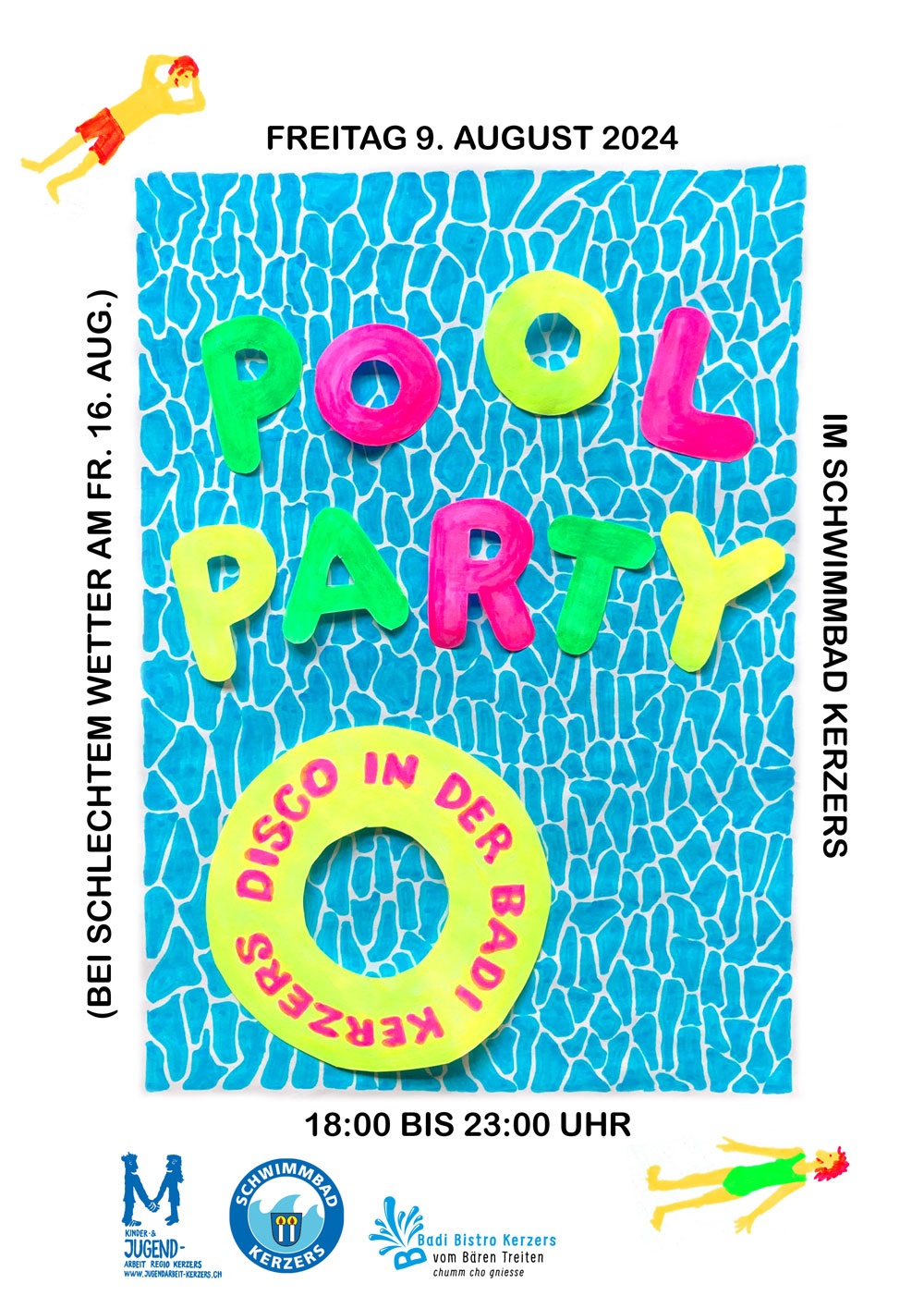 Schwimmbad Kerzers: Poolparty