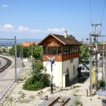Stellwerk am Bahnhof Kerzers