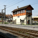 Stellwerk am Bahnhof Kerzers
